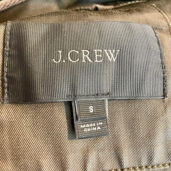 J.Crew Women’s Green Downtown Waxed Canvas Field Jacket Casual Size Small - Picture 7 of 11